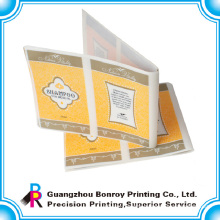 Custom printed part adhesive paper label sticker